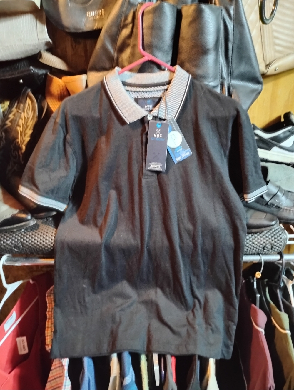 MBX "Premium Good" blk NEW Polo Collection! Short Sleeve shirt!!